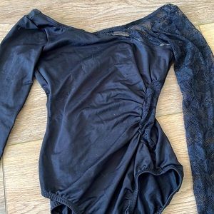 Black Natalie Dancewear Leotard